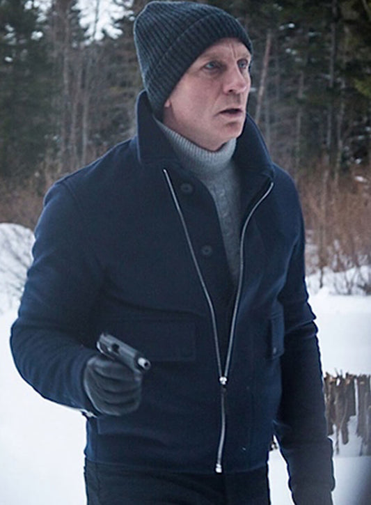 James Bond Spectre Blue Wool Jacket
