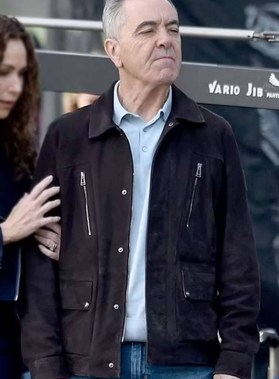 James Nesbitt Run Away Suede Leather Jacket
