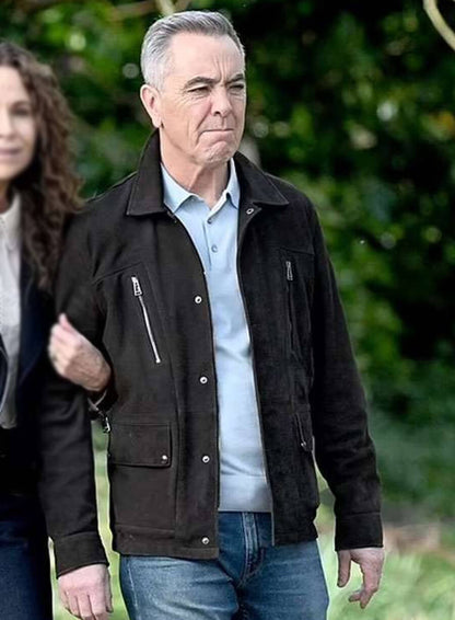 James Nesbitt Run Away Suede Leather Jacket
