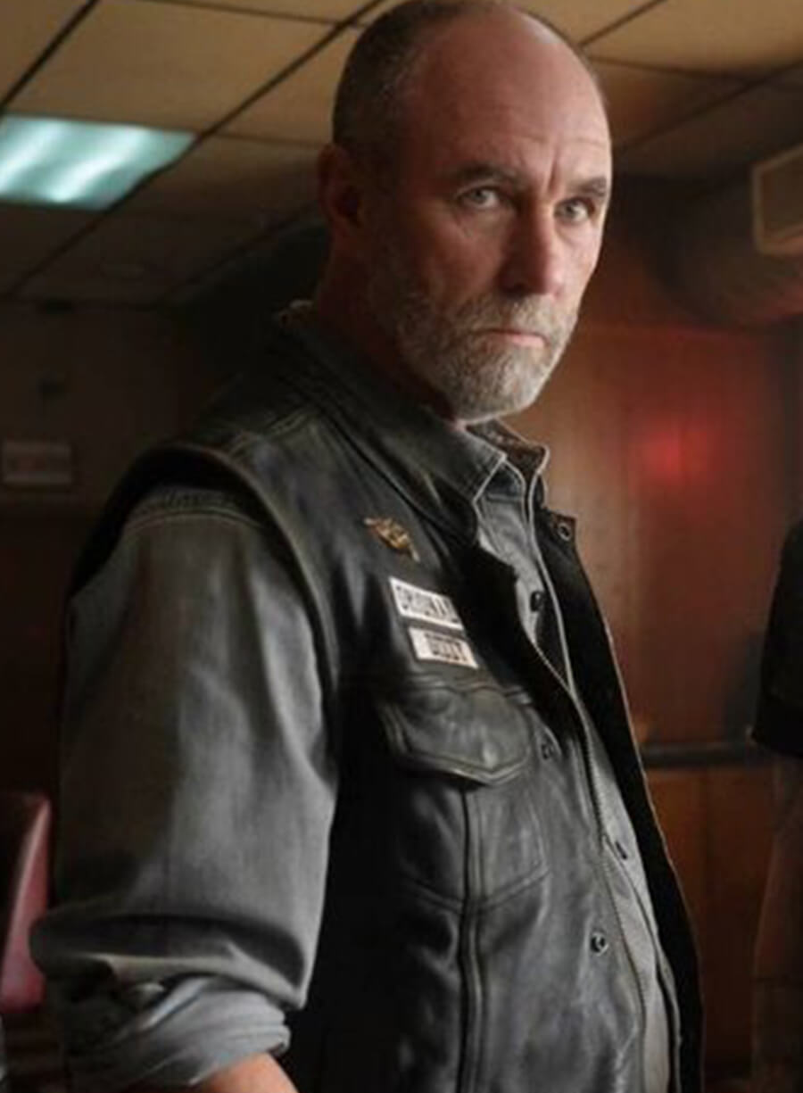 Jamie McShane Task 2025 Black Leather Vest