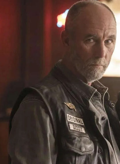 Jamie McShane Task 2025 Black Leather Vest