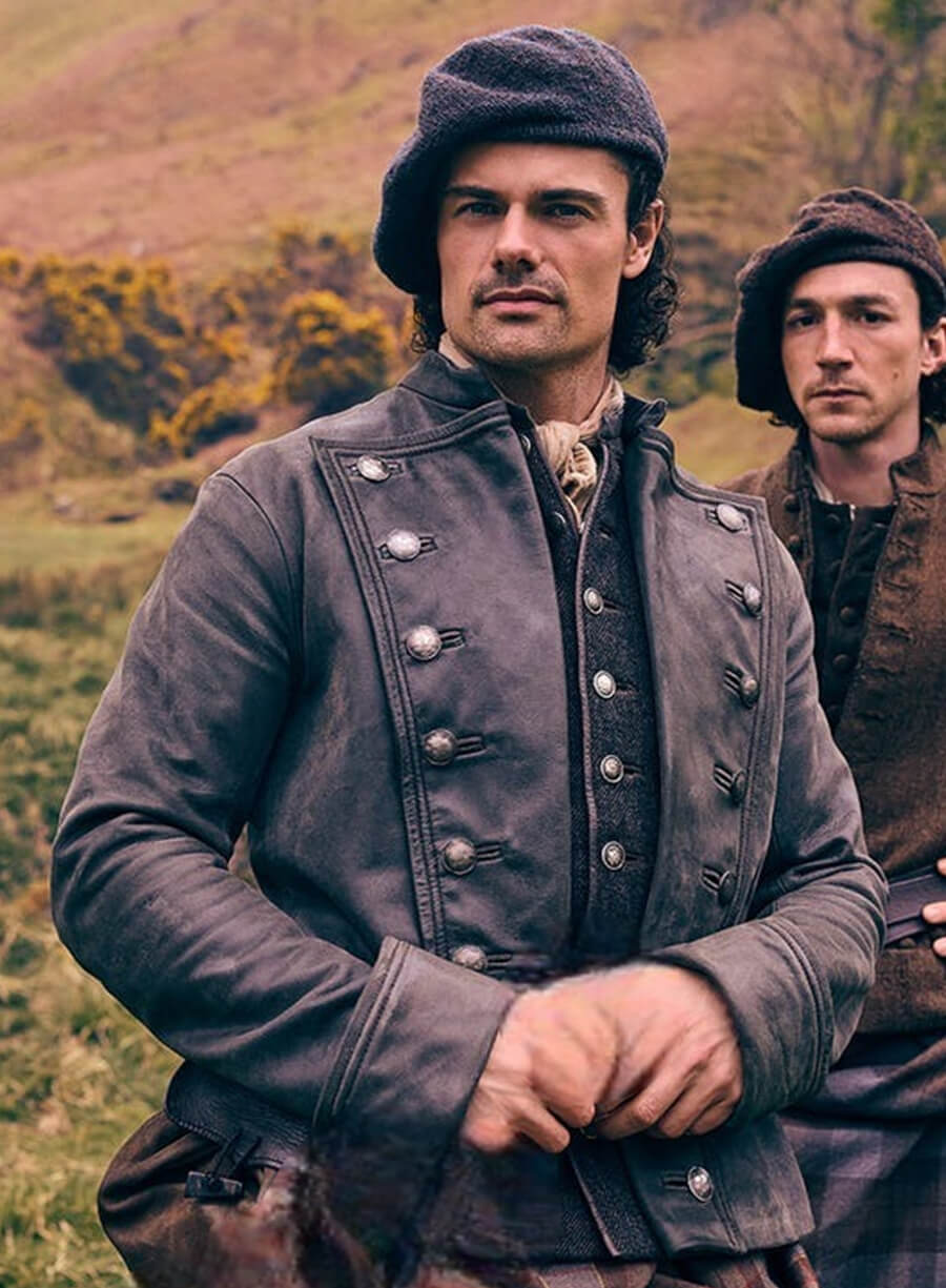 Jamie Roy Outlander: Blood of My Blood Leather Jacket