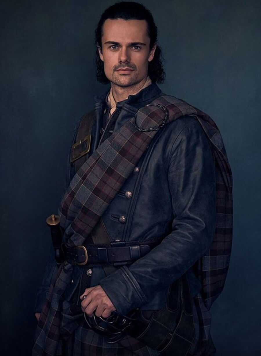 Jamie Roy Outlander: Blood of My Blood Leather Jacket