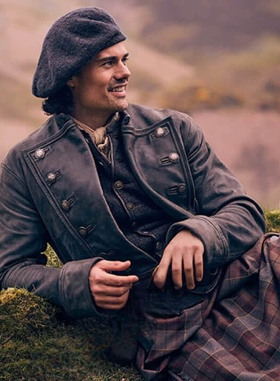 Jamie Roy Outlander: Blood of My Blood Leather Jacket