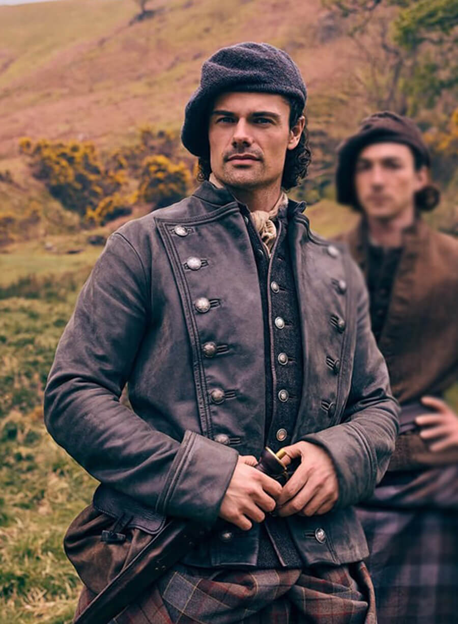 Jamie Roy Outlander: Blood of My Blood Leather Jacket