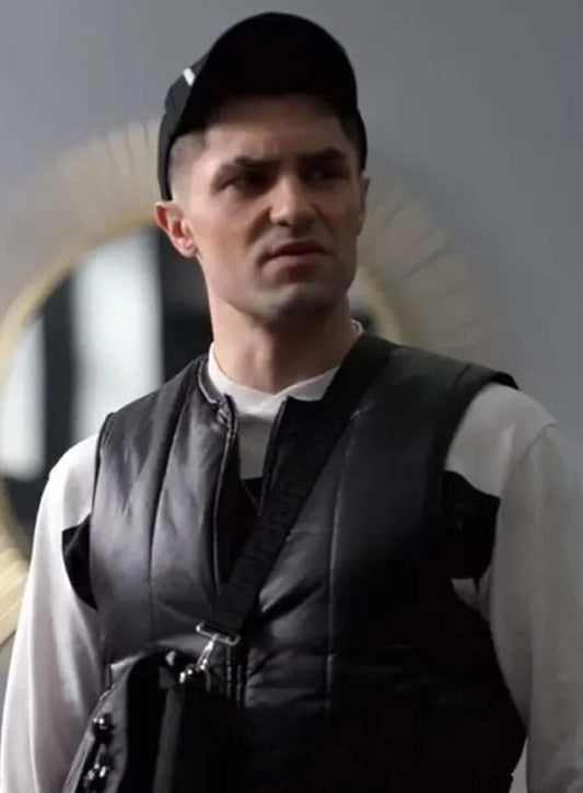 Jamie Tartt Ted Lasso Black Puffer Vest