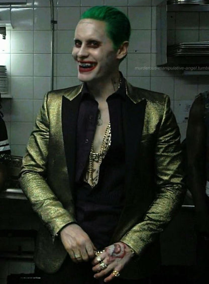 Jared Leto Suicide Squad Joker Green Blazer