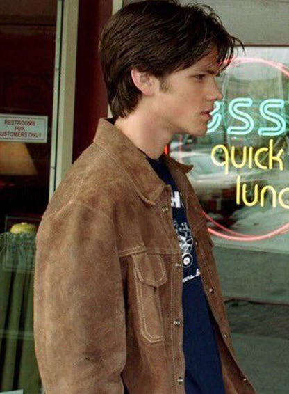 Jared Padalecki Gilmore Girls Brown Suede Jacket