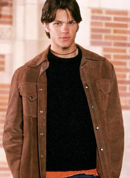 Jared Padalecki Gilmore Girls Brown Suede Jacket