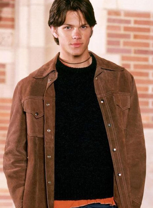 Jared Padalecki Gilmore Girls Brown Suede Jacket