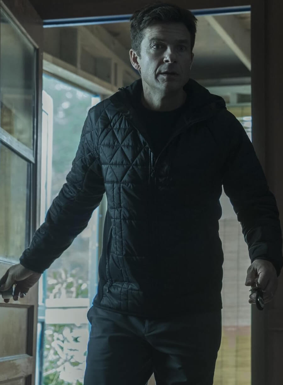 Jason Bateman Ozark Quilted Hooded Jacket