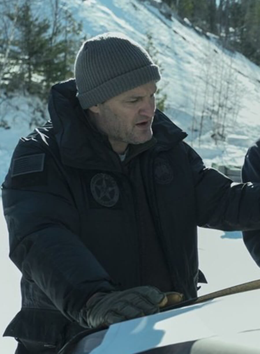 Jason Clarke The Last Frontier 2025 Black Jacket