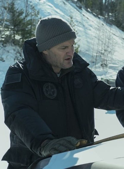 Jason Clarke The Last Frontier 2025 Black Jacket