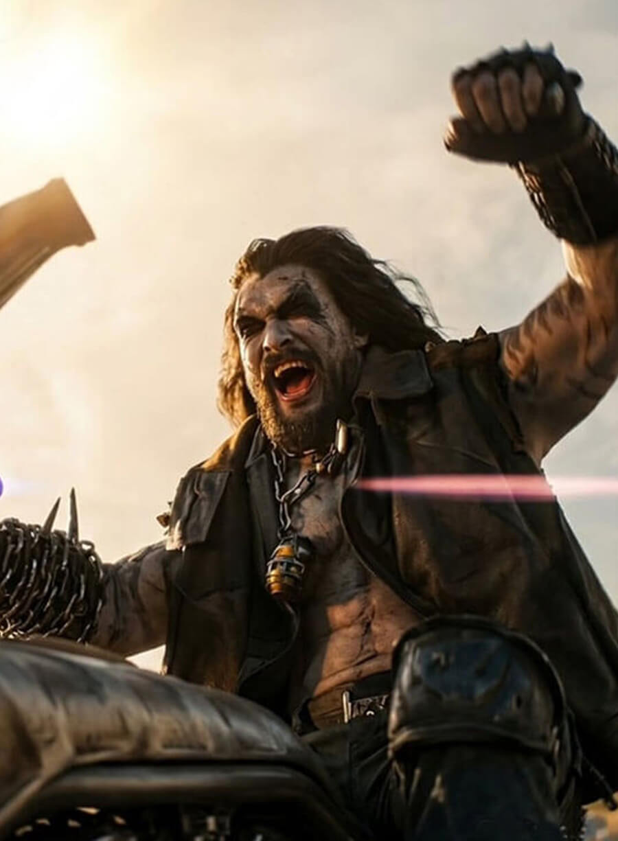 Jason Momoa Supergirl 2026 Black Leather Vest