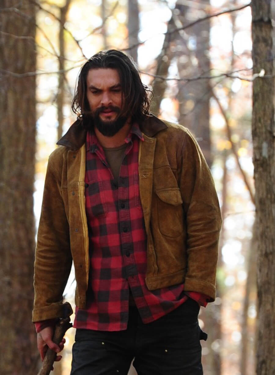 Jason Momoa The Red Road Brown Suede Jacket
