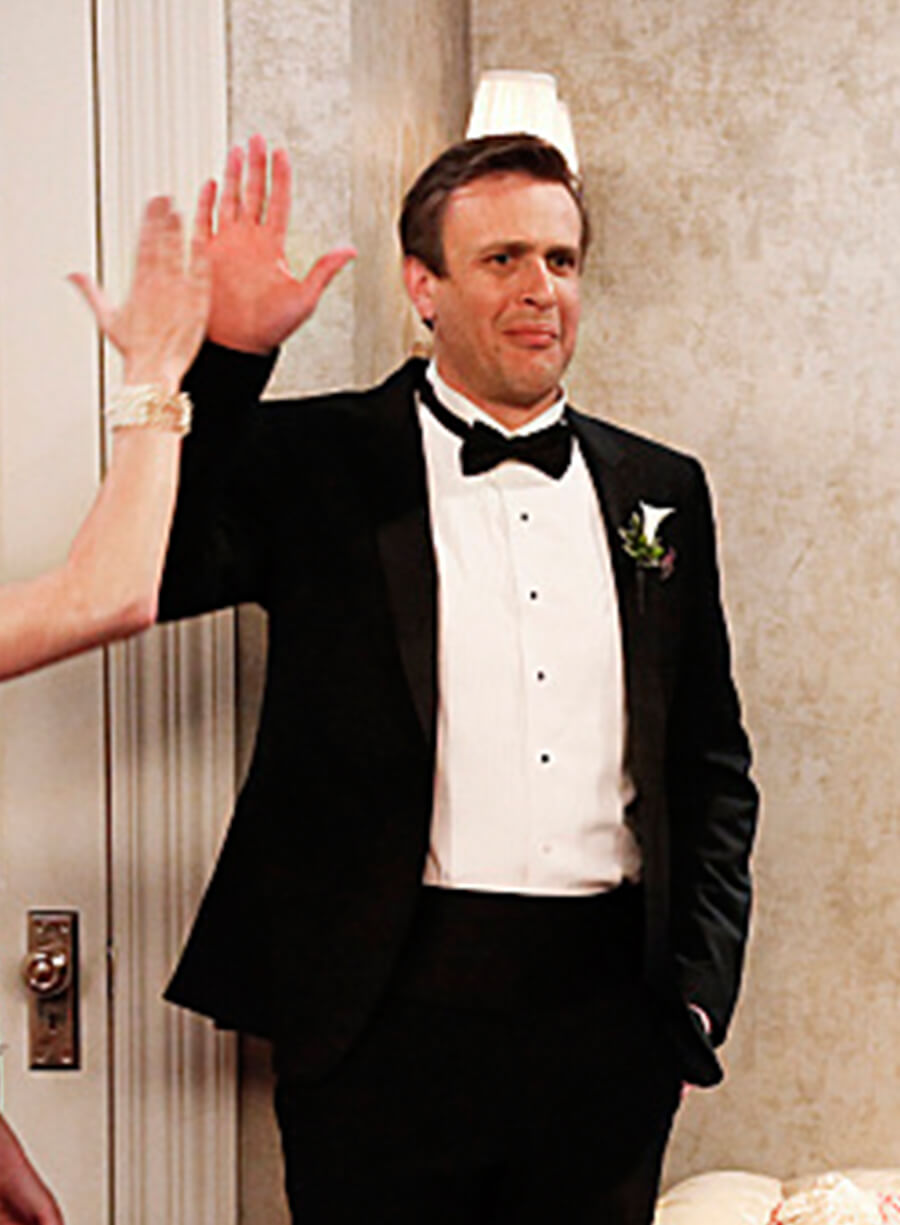 Jason Segel How I Met Your Mother S09 Black Blazer