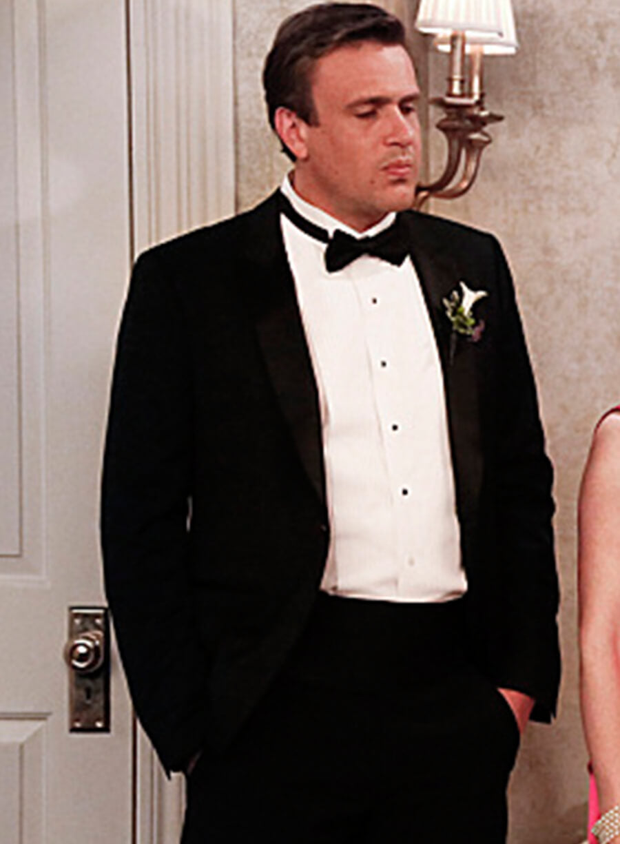Jason Segel How I Met Your Mother S09 Black Blazer