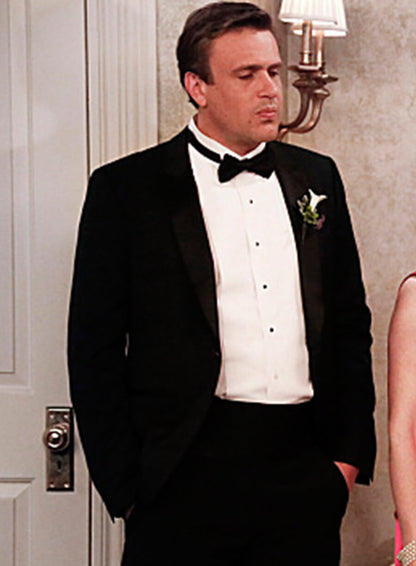 Jason Segel How I Met Your Mother S09 Black Blazer