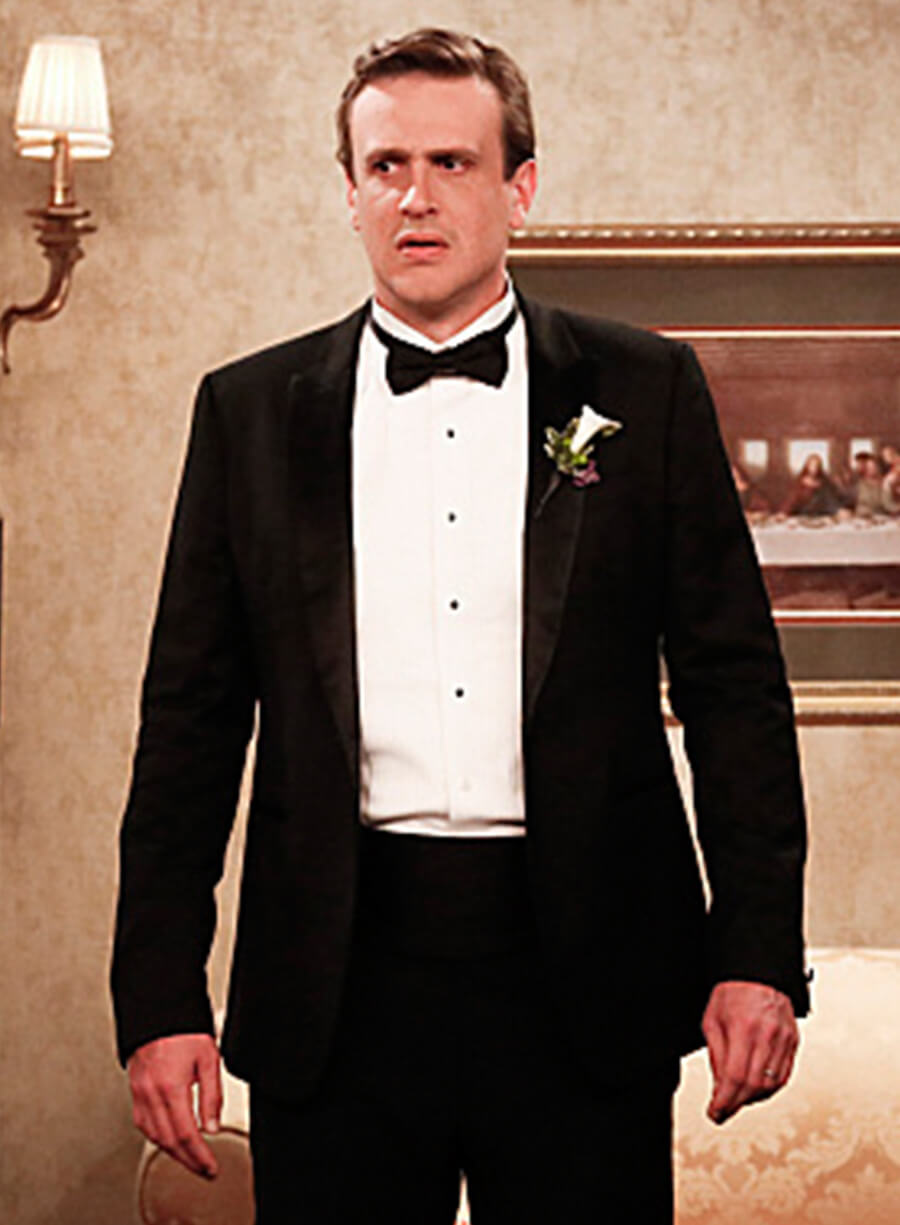 Jason Segel How I Met Your Mother S09 Black Blazer