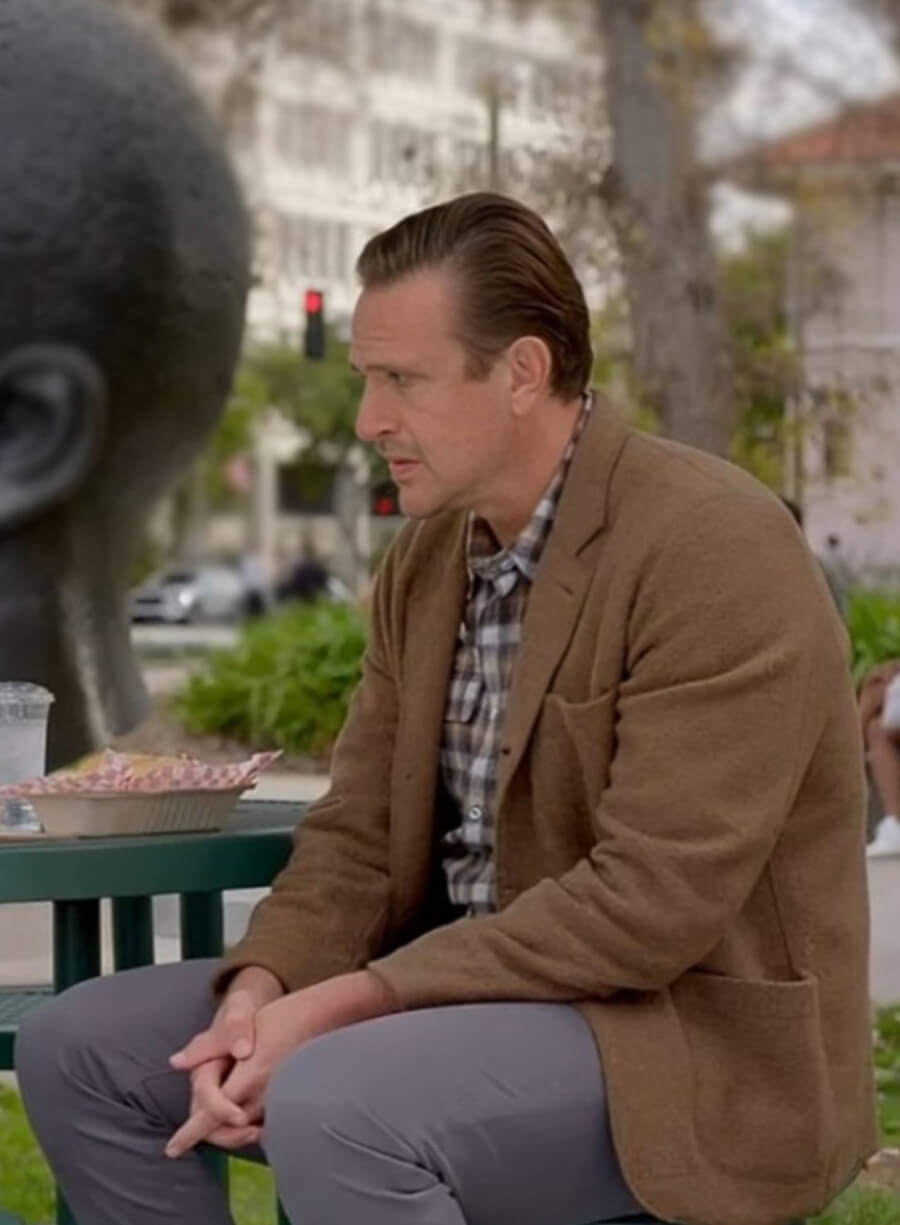 Jason Segel Shrinking S02 Wool Blazer