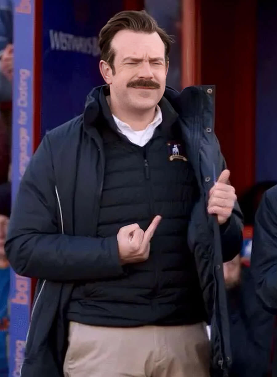 Jason Sudeikis Ted Lasso Black Jacket