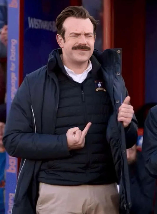 Jason Sudeikis Ted Lasso Black Jacket
