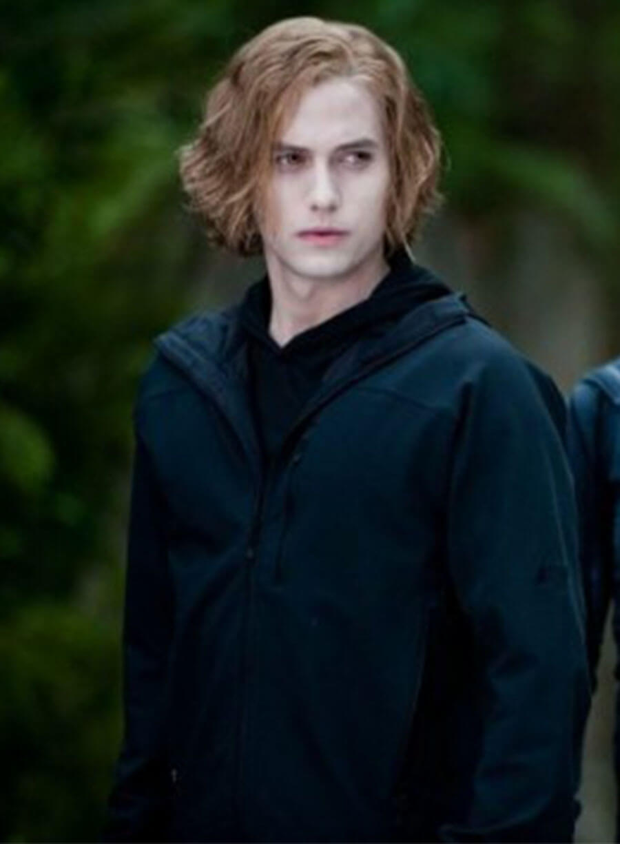Jasper Hale The Twilight Saga: Eclipse Black Windbreaker Jacket