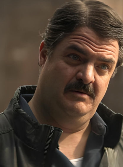 Jasper Krenn You Tv Series Black Leather jacket