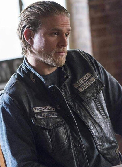 Jax Teller Sons of Anarchy Black Vest