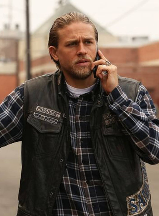 Jax Teller Sons of Anarchy Black Vest