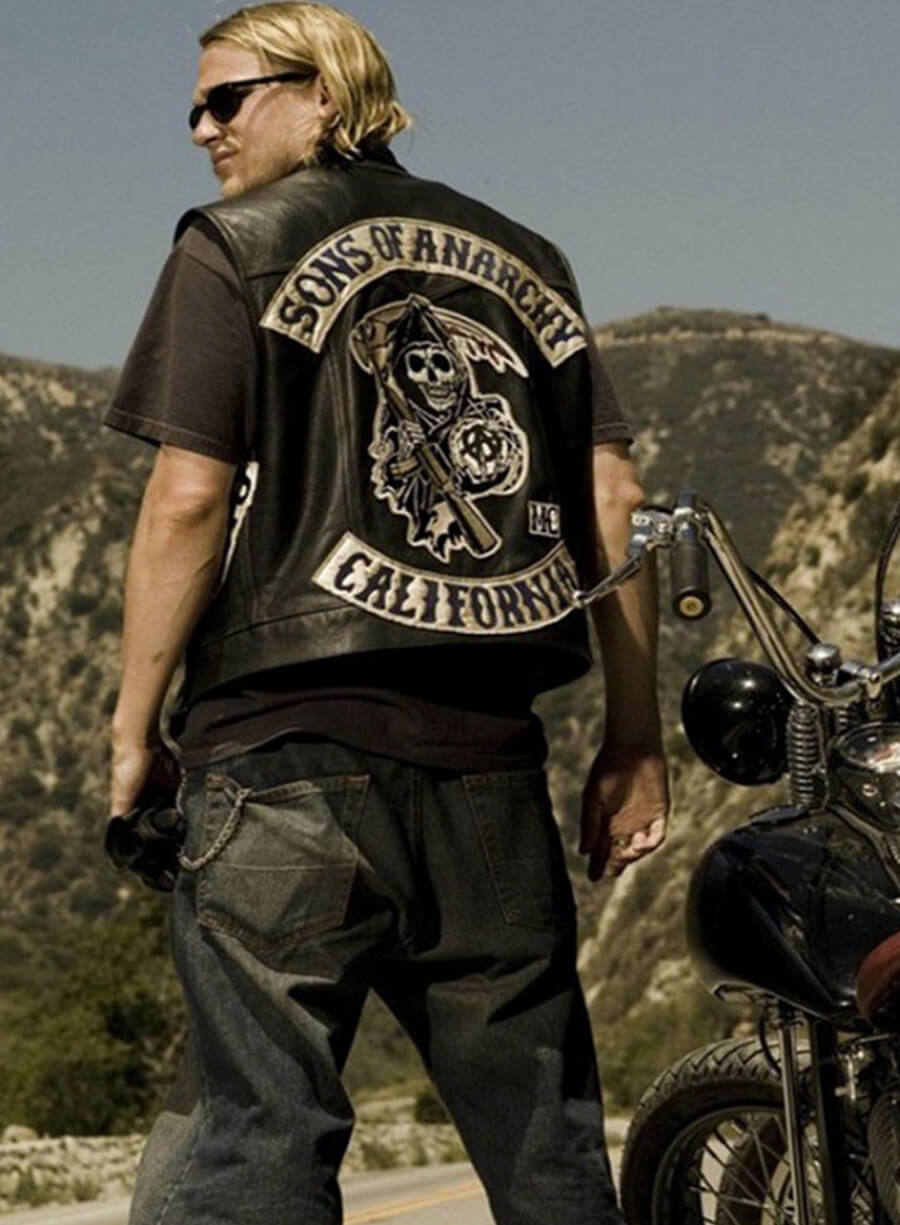 Jax Teller Sons of Anarchy Black Vest