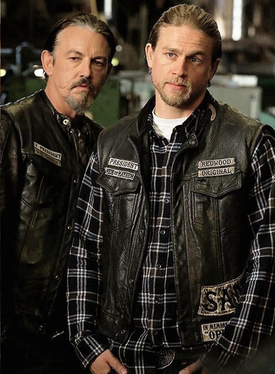 Jax Teller Sons of Anarchy Black Vest