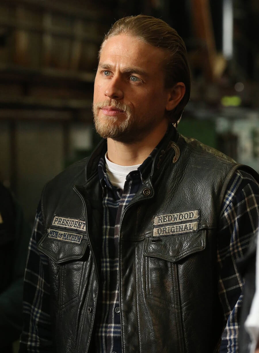 Jax Teller Sons of Anarchy Black Vest