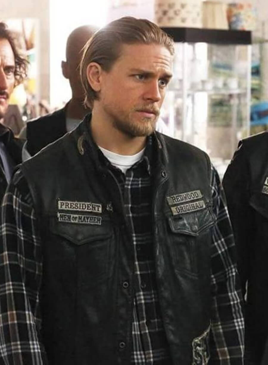 Jax Teller Sons of Anarchy Black Vest