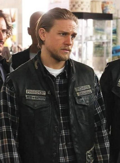 Jax Teller Sons of Anarchy Black Vest