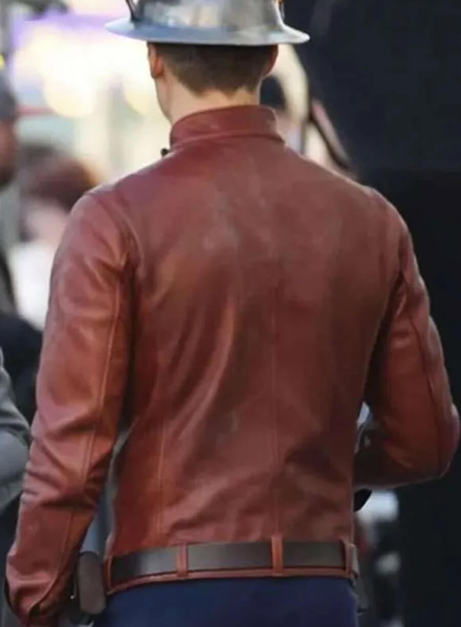 Jay Garrick The Flash Brown Leather Jacket