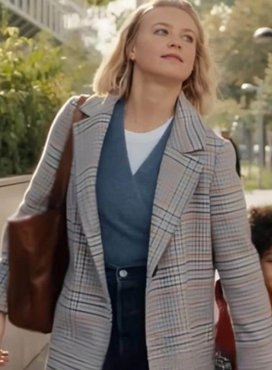 Jeanne Goursaud Exterritorial 2025 Plaid Coat