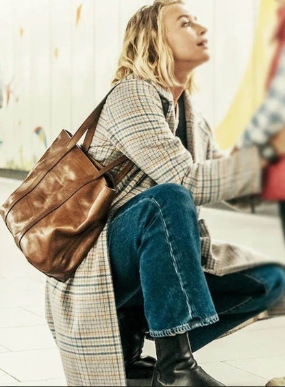 Jeanne Goursaud Exterritorial 2025 Plaid Coat