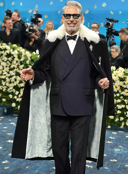 Jeff Goldblum Met Gala Red Carpet 2025 Black Coat