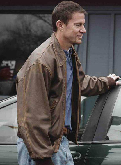 Jeffrey Manchester Roofman 2025 Leather Jacket