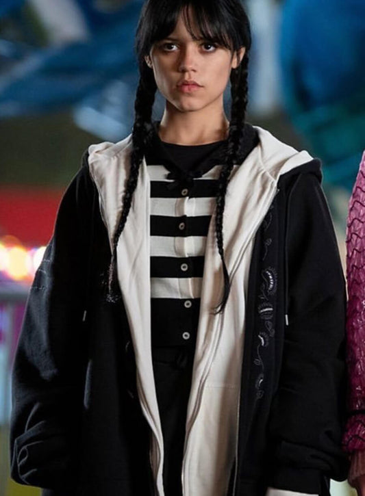 Jenna Ortega Wednesday Hooded Jacket