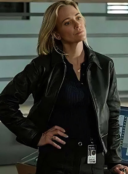 Jennifer Jareau Criminal Minds Black Leather Jacket