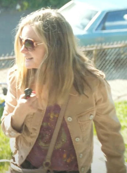 Jennifer Jason Leigh Night Always Comes Brown Jacket