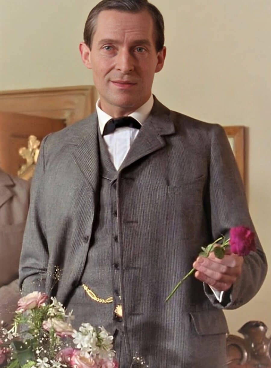 Jeremy Brett The Adventures of Sherlock Holmes Grey Coat