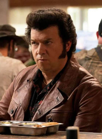 Jesse Gemstone The Righteous Gemstones Brown Leather Jacket