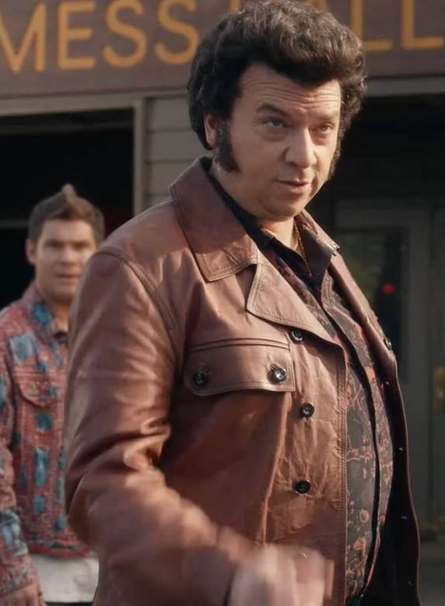 Jesse Gemstone The Righteous Gemstones Brown Leather Jacket