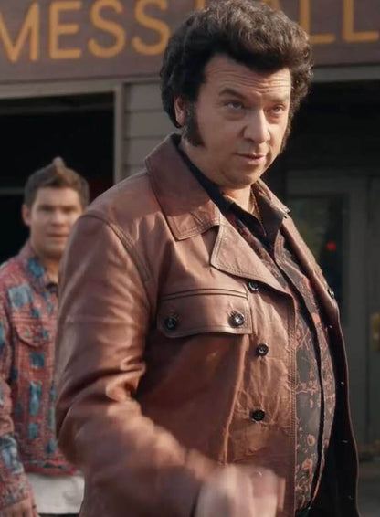 Jesse Gemstone The Righteous Gemstones Brown Leather Jacket