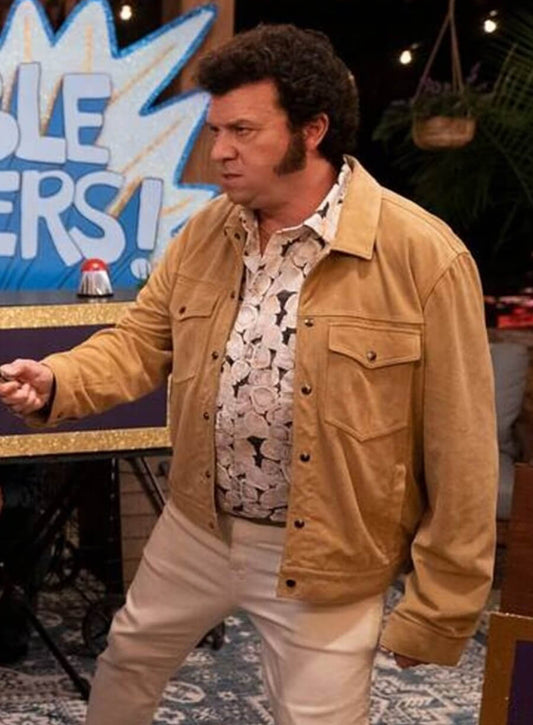 Jesse Gemstone The Righteous Gemstones Suede Leather Jacket