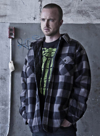 Jesse Pinkman Breaking Bad Wool Plaid Jacket