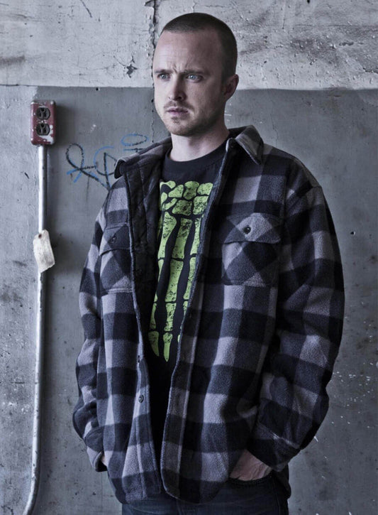 Jesse Pinkman Breaking Bad Wool Plaid Jacket